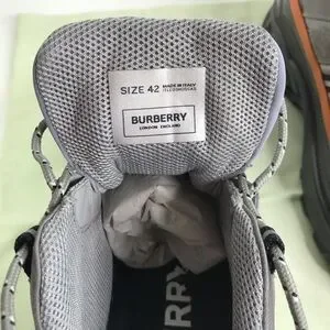 Burberry | Shoes | Mens Burberry Aurthur Gray And Orange  display picture 1